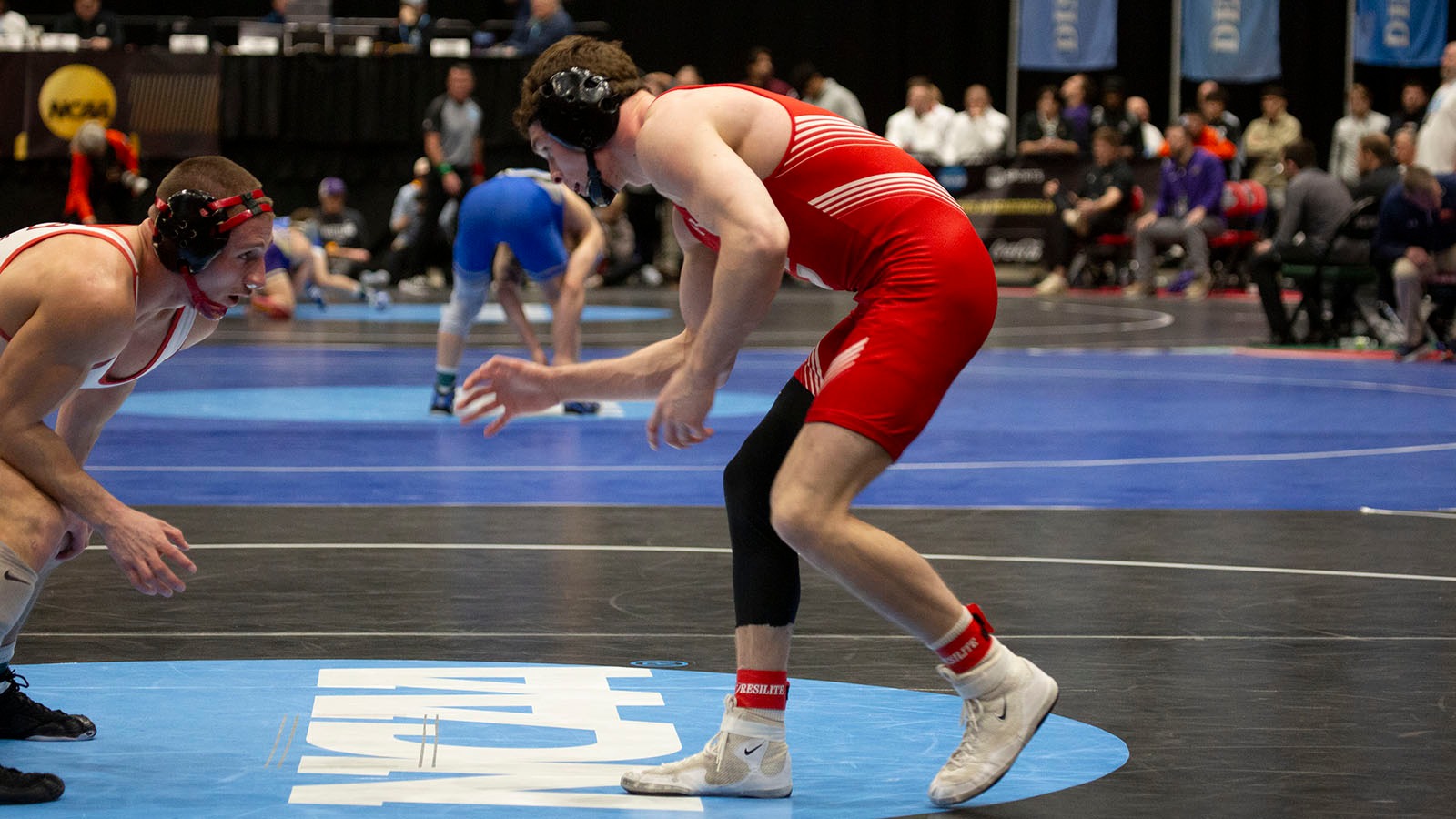 Cade Siebrecht during NCAA quarterfinal match