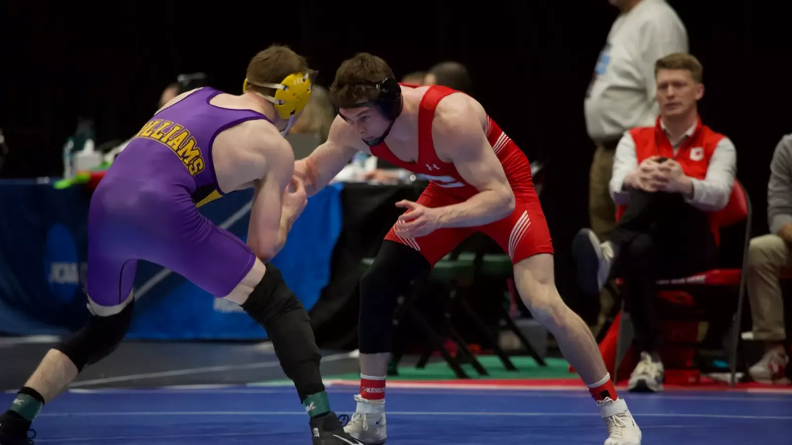 Cade Siebrecht waiting for a time to make his move