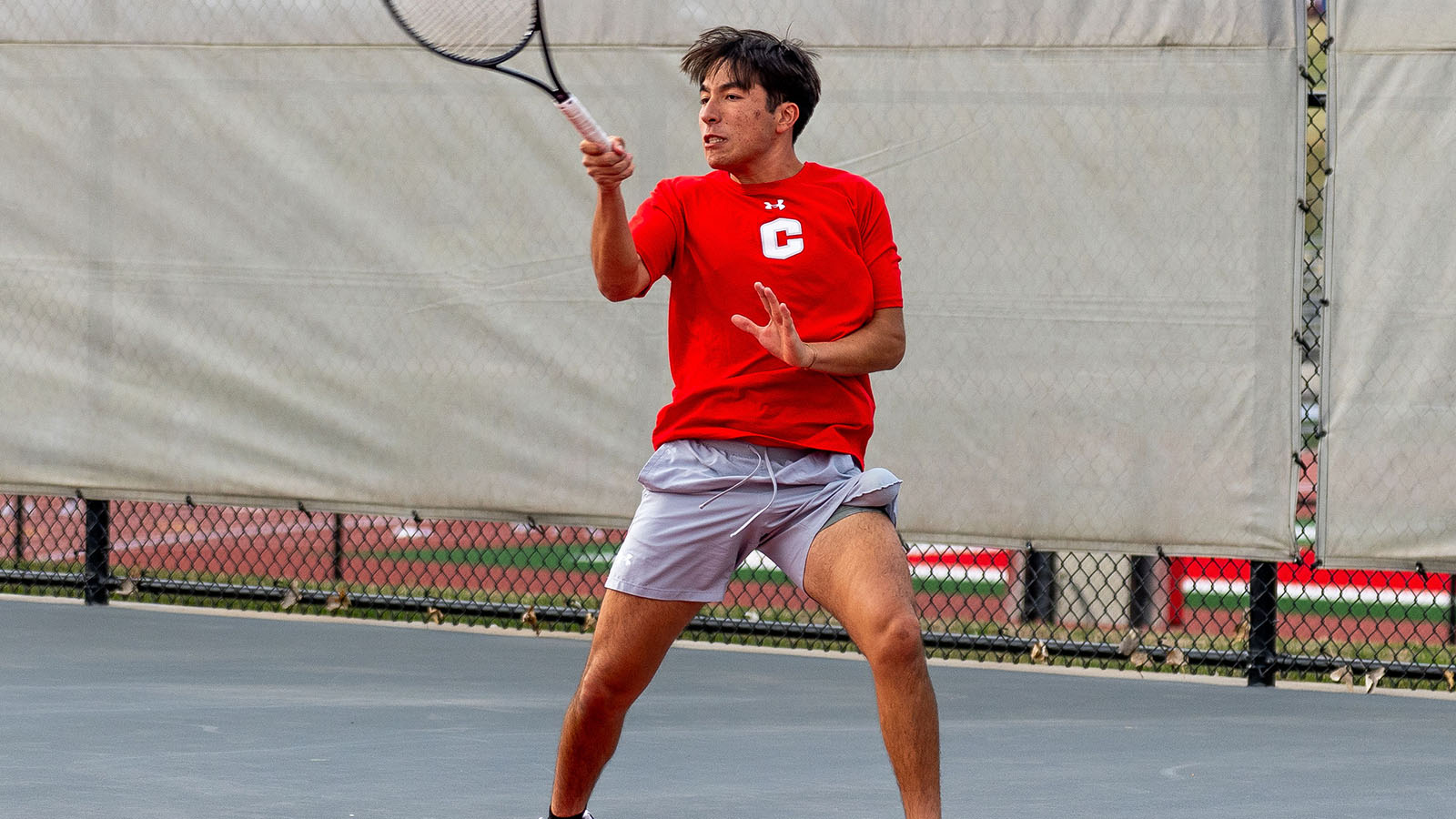 Francisco Molina Centeno follow through against Willamette