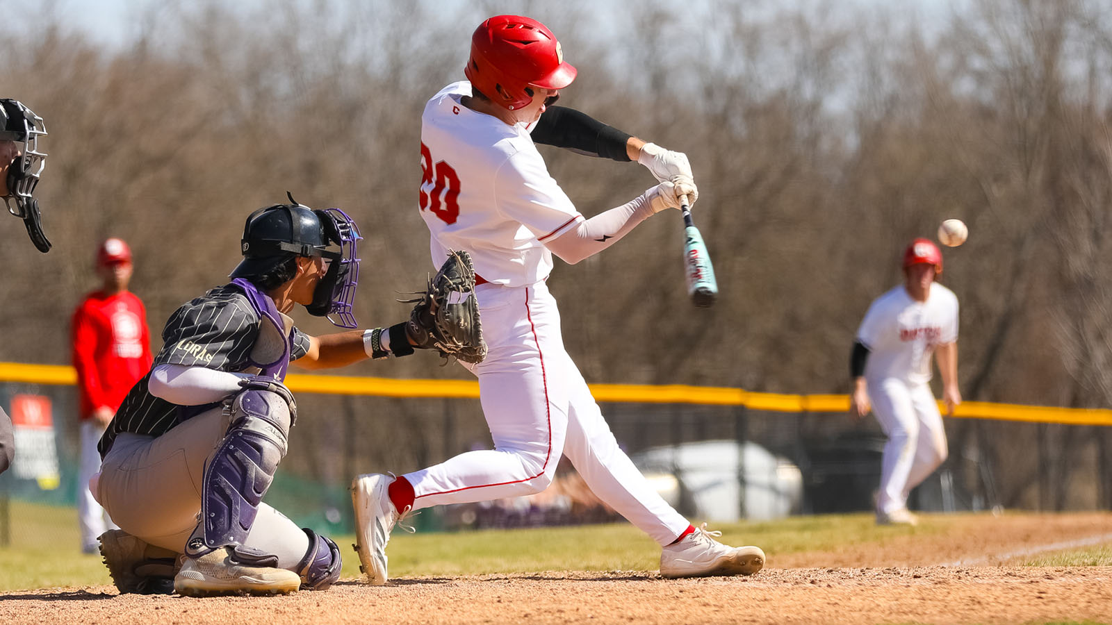 Dom DeLaPaz swings against Loras
