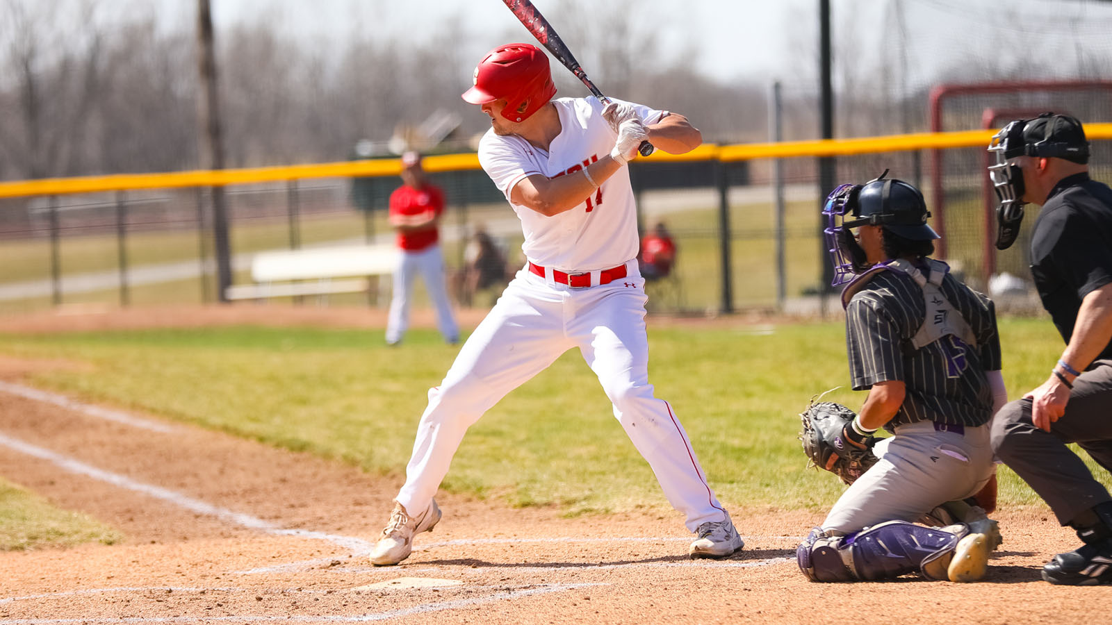 Max Steinlage at-bat against Loras