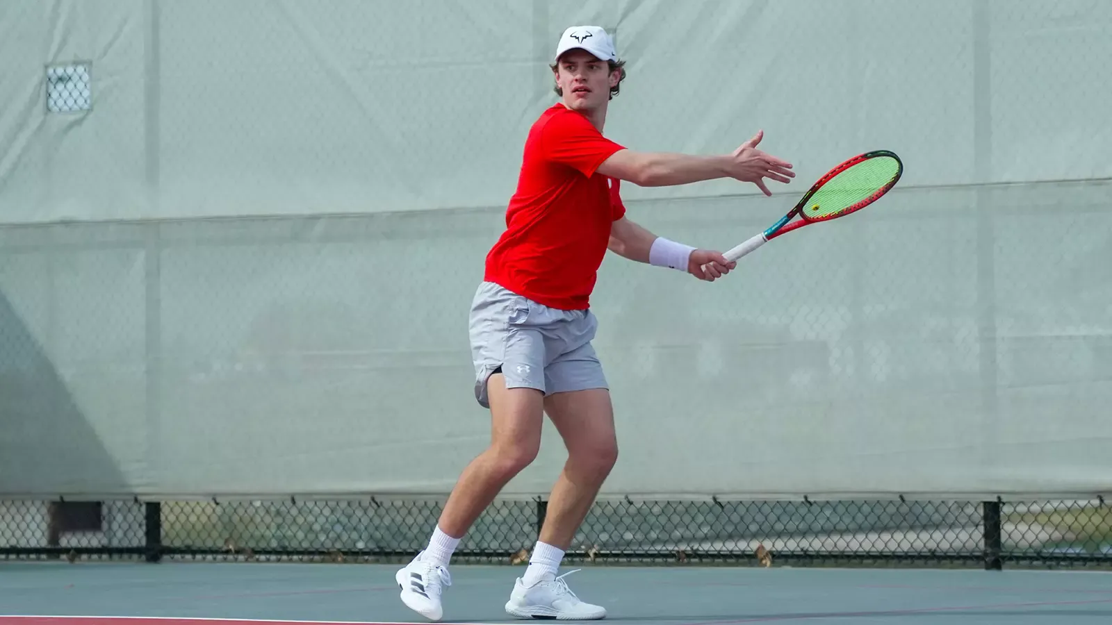Ernest Alvarez Chedzoy getting ready to make contact with the ball