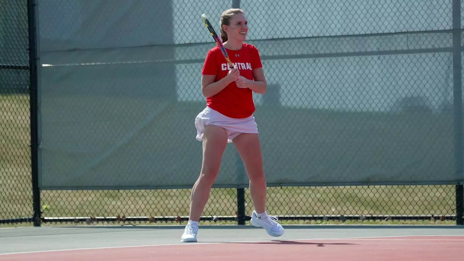 Sidney Peterson waiting for the ball to approach