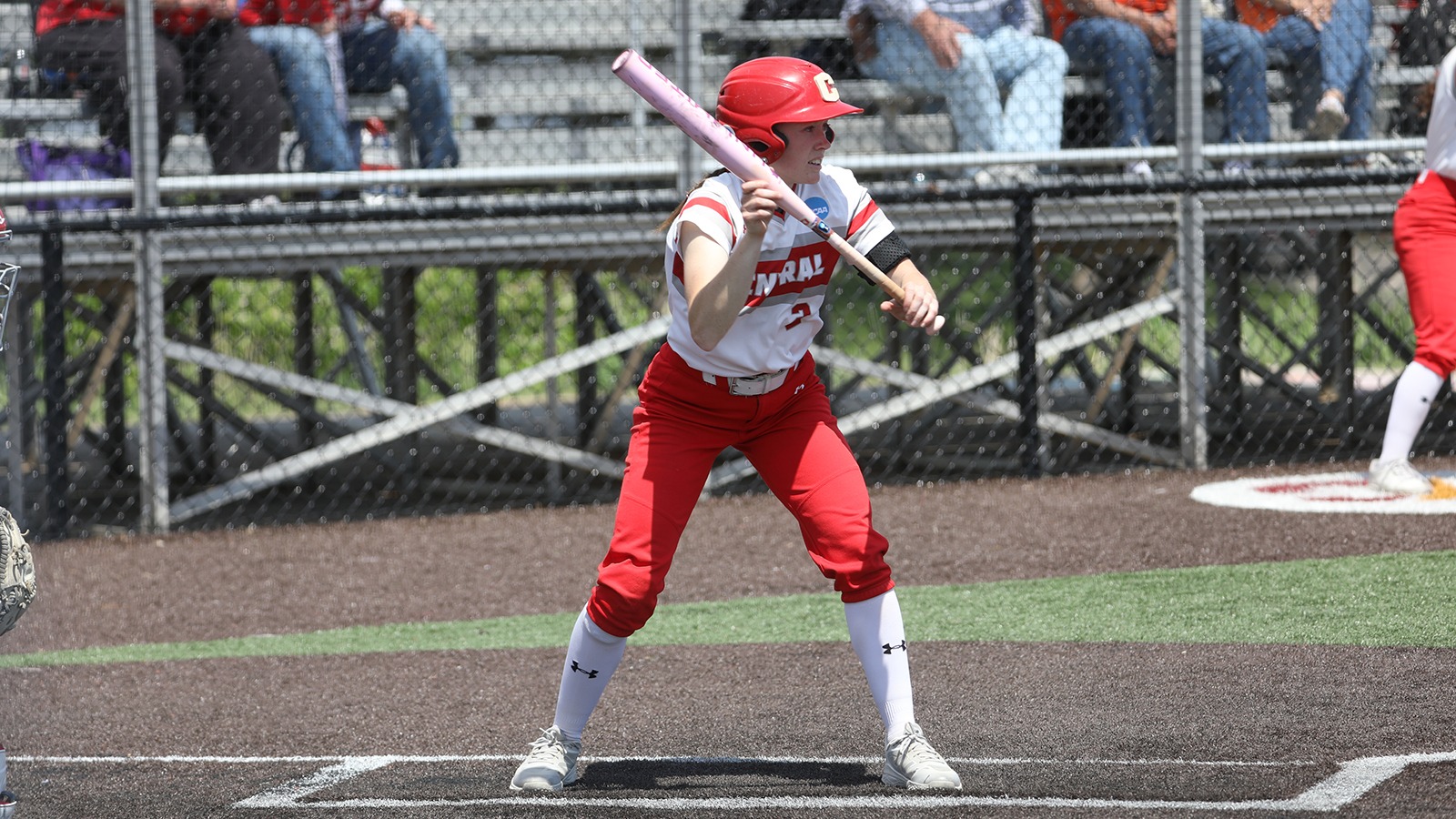 Rylee Dunkin at bat