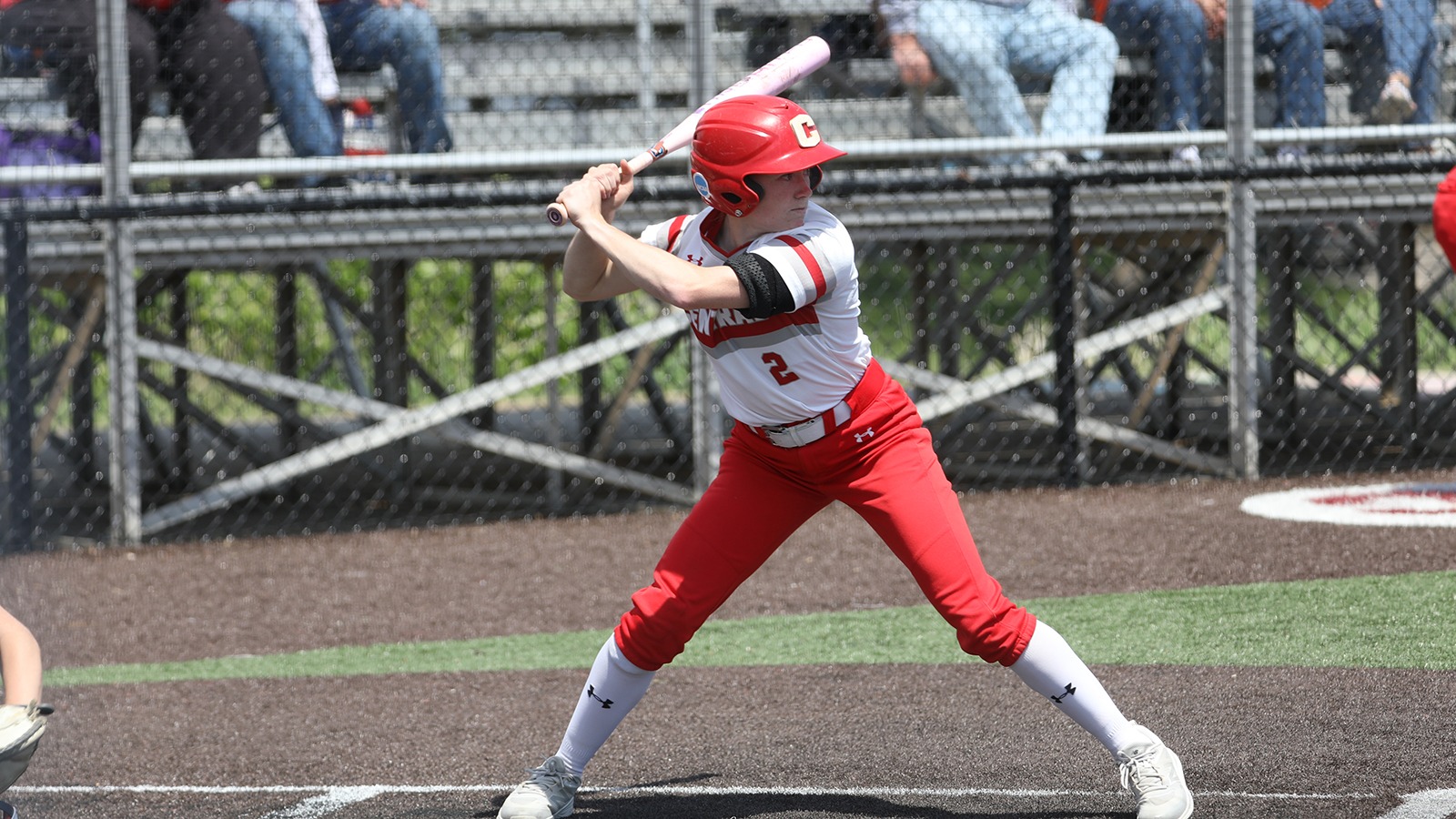 Rylee Dunkin at bat