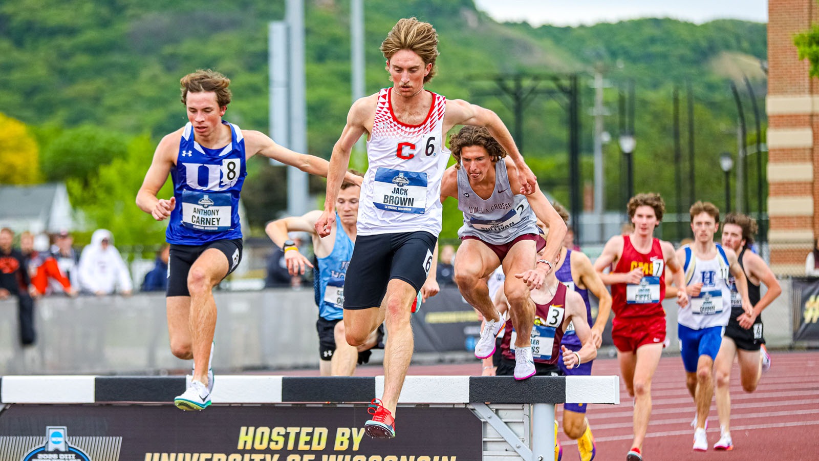 Jack Brown steeplechase prelims at NCAA outdoor