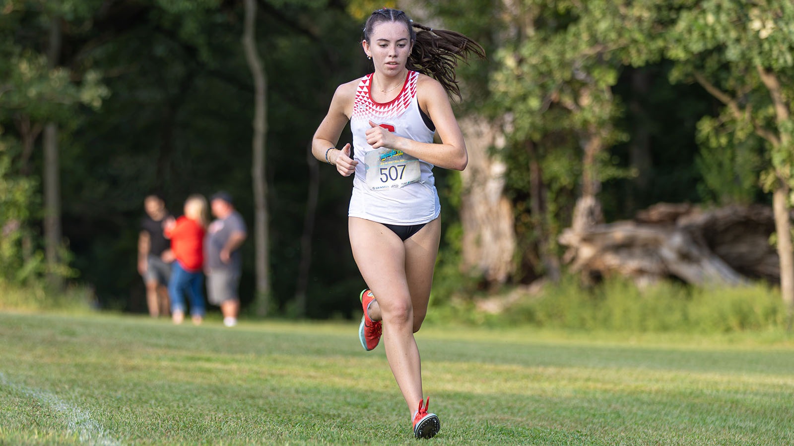 Maddy Stevens running at home Dutch Invitational