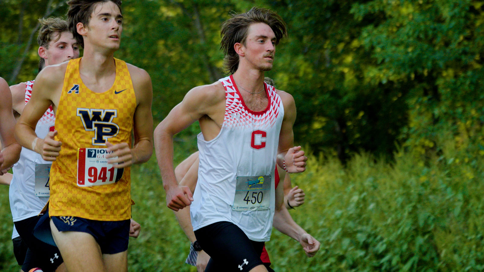 Jack Brown running at the Central Invitational