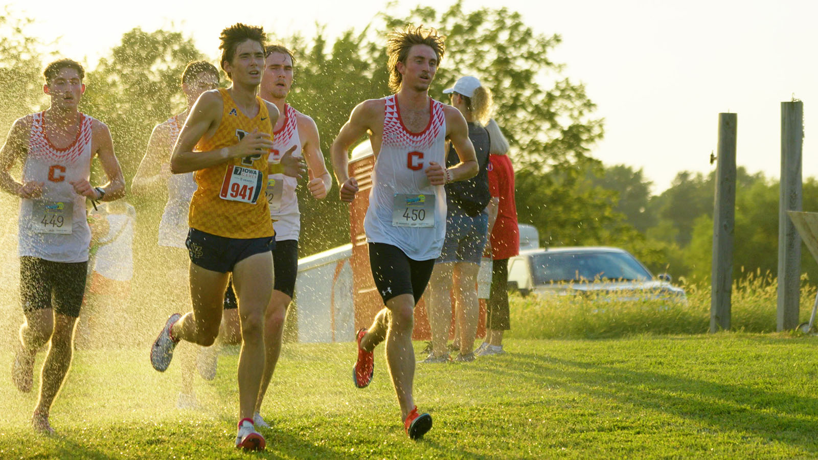 Jack Brown running at the Central Invitational