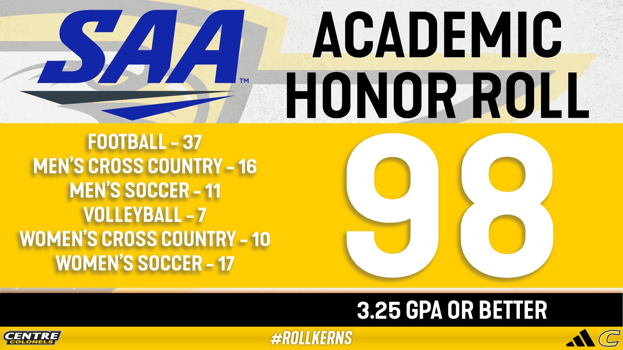 Fall SAA Academic Honor Roll