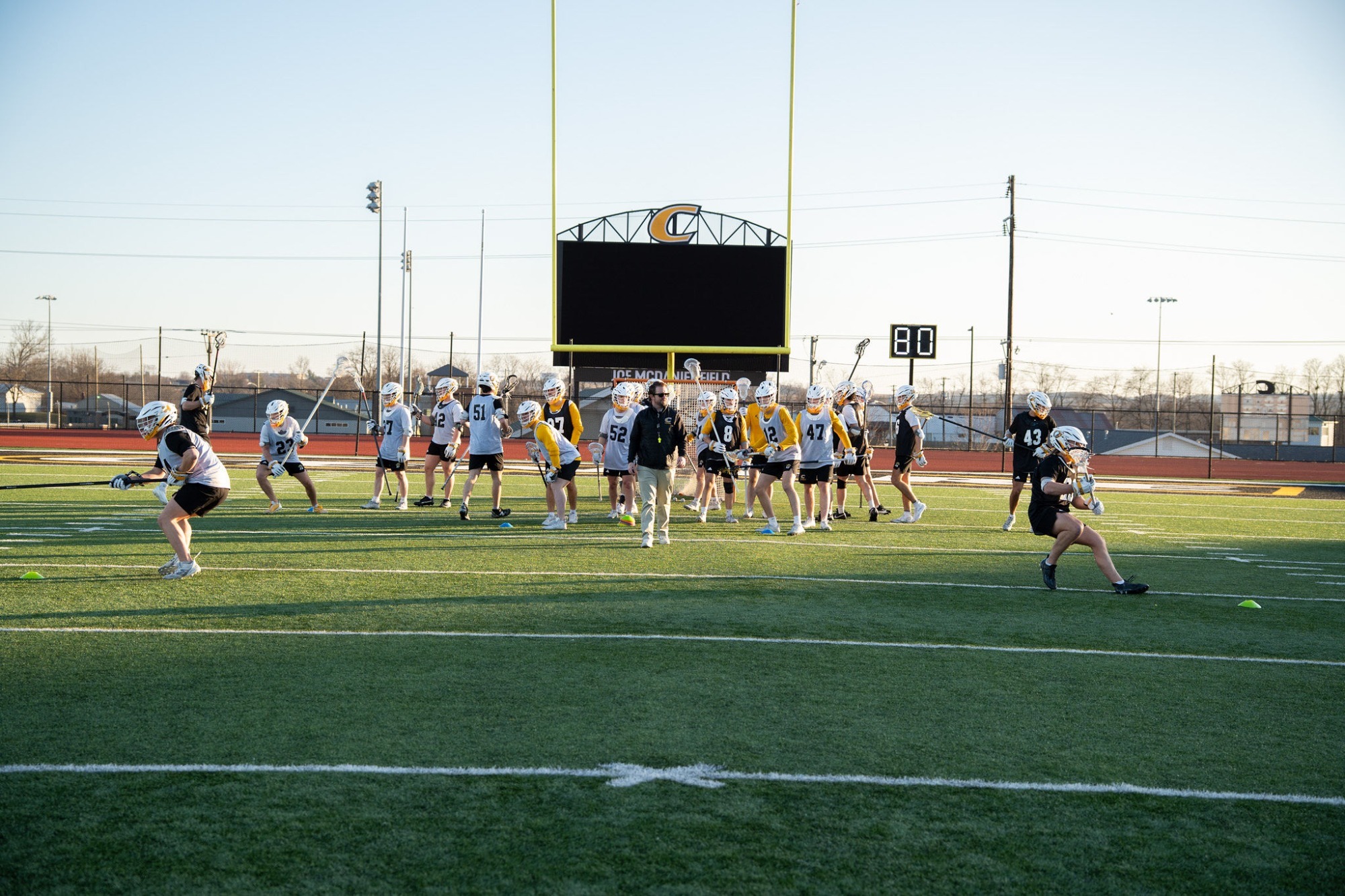 mens lax practice