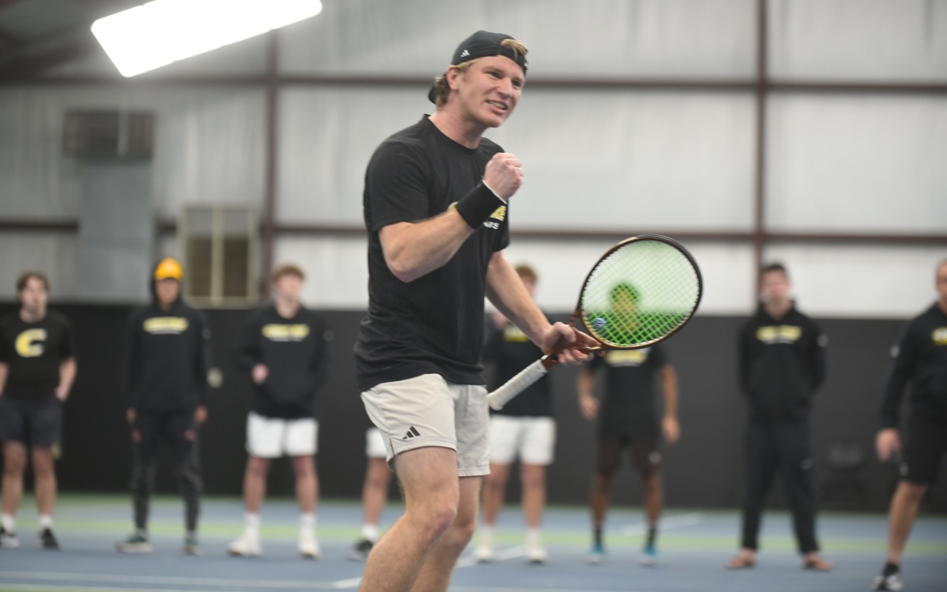 Dylan Dethridge fist pump