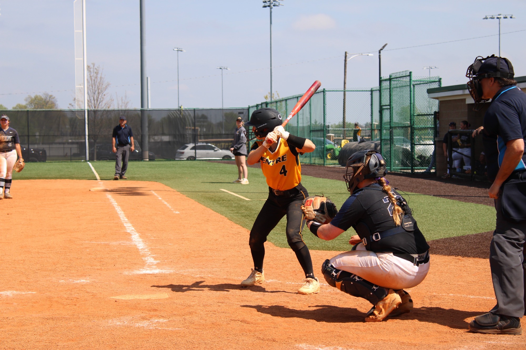 Brinley Muller batting