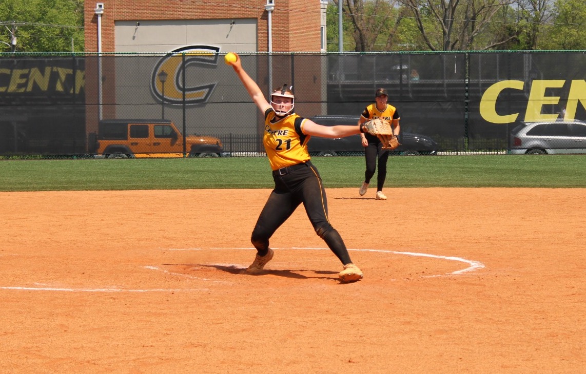 Kennedy Caudill pitching vs Berry