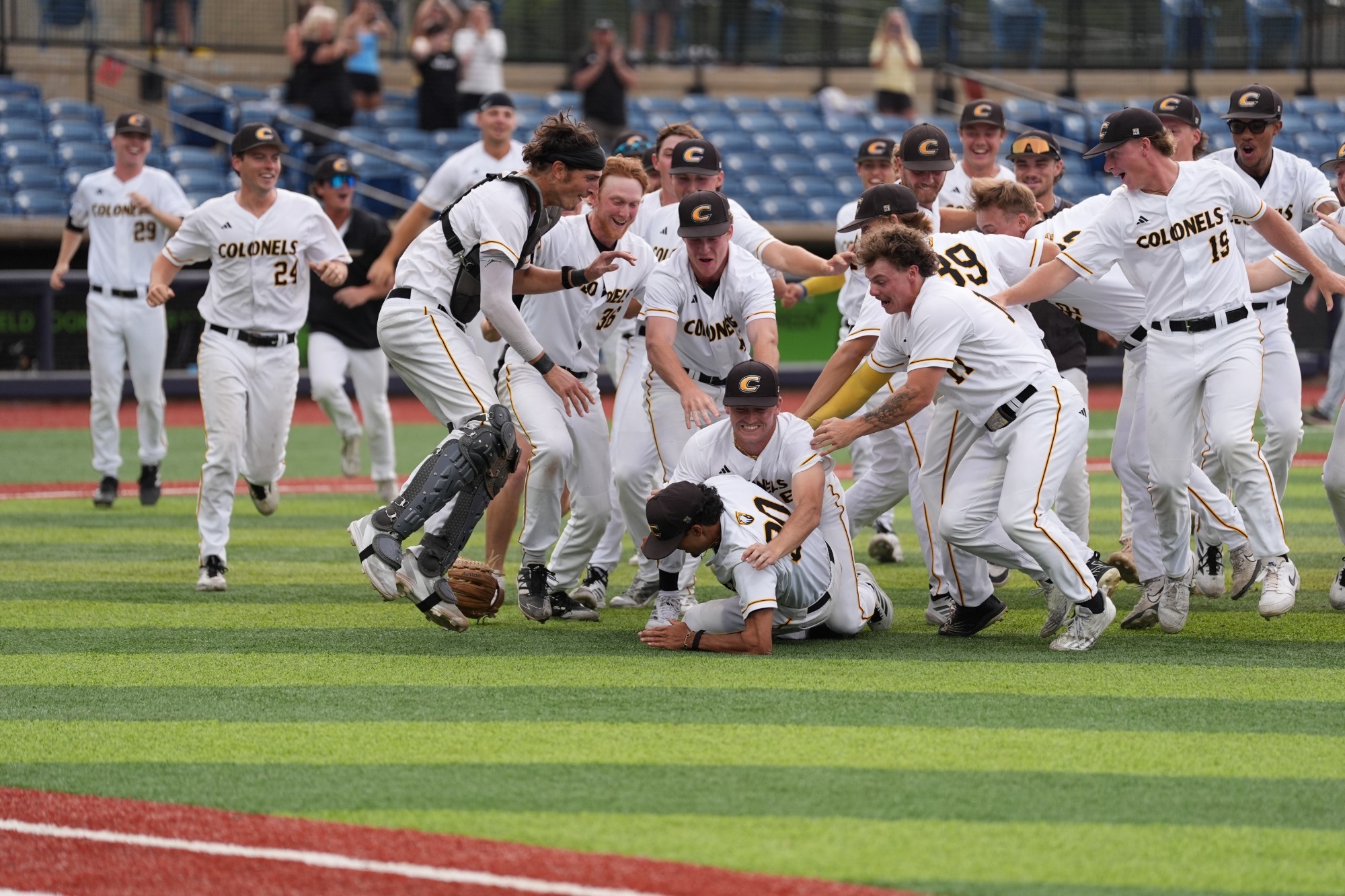 Baseball SAA celebration
