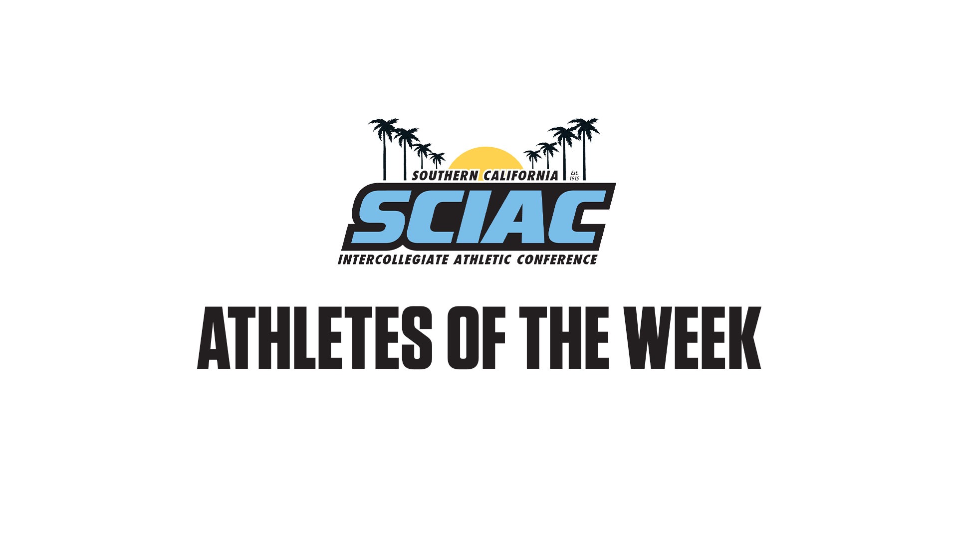 SCIAC Athlete of the Week
