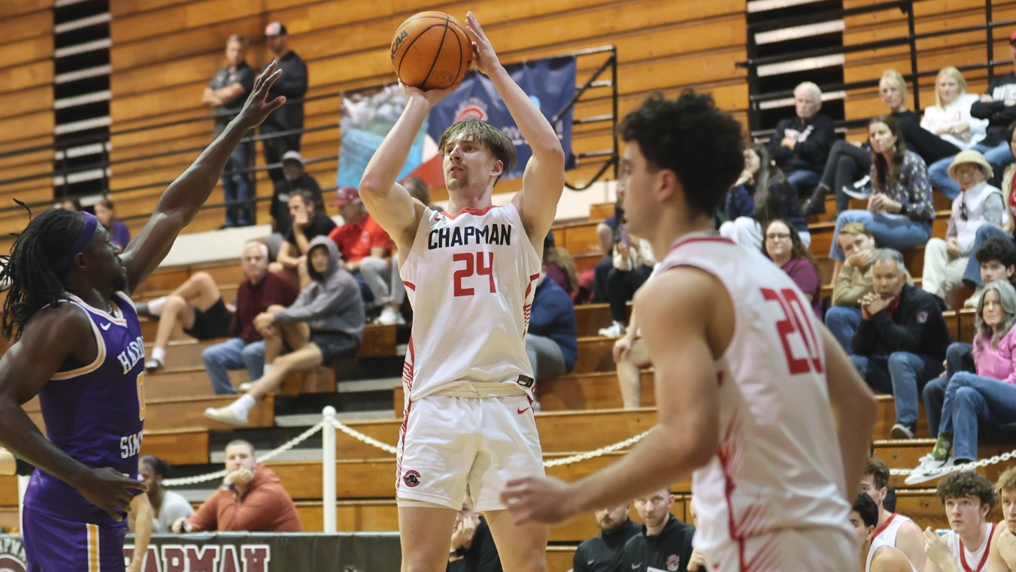 Joe Jack shoots a jump shot.