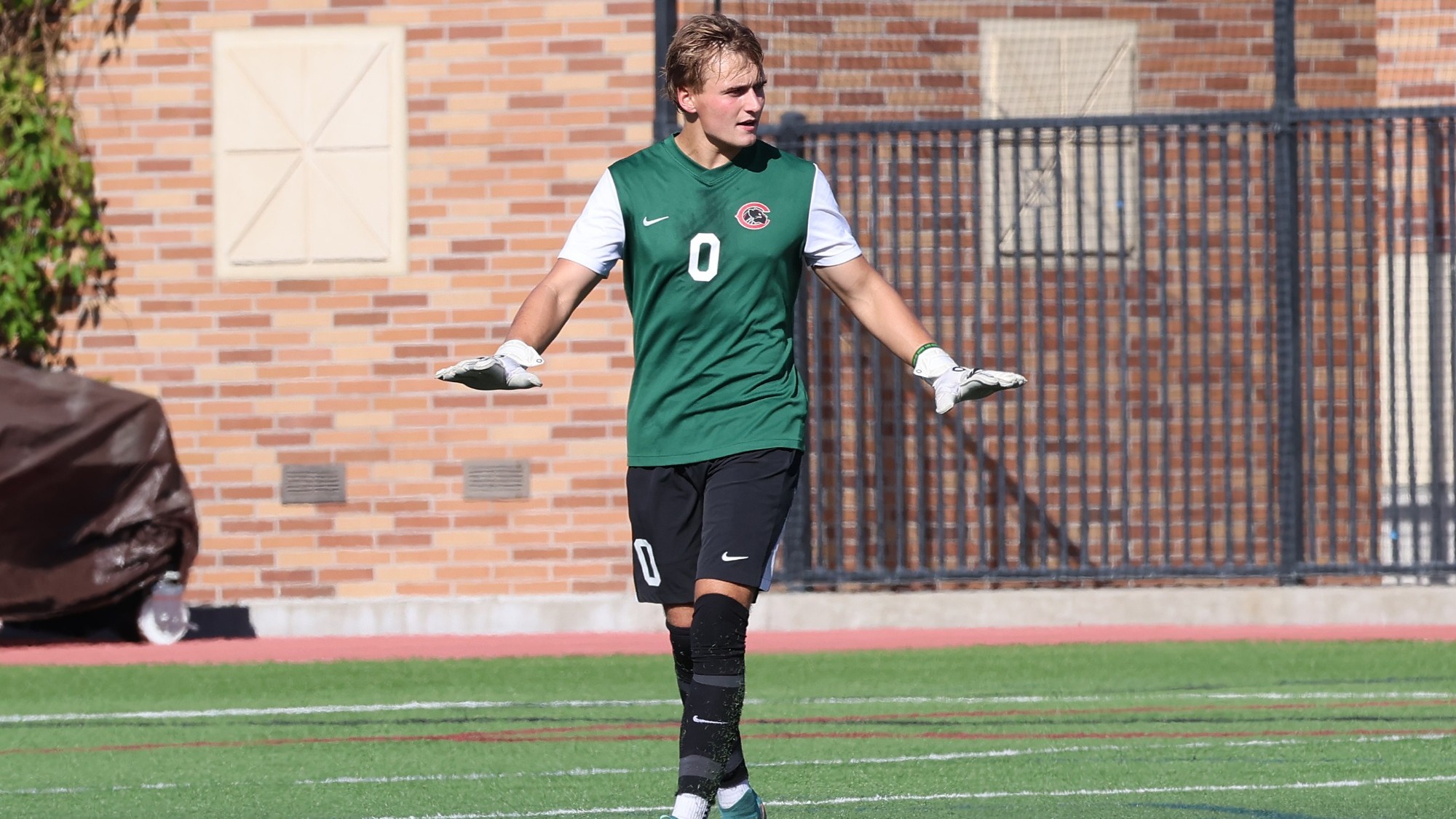 Otto Richter on the soccer field.