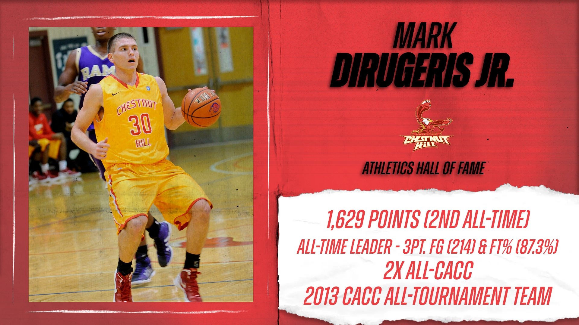 Mark DiRugeris Jr.- Hall of Fame