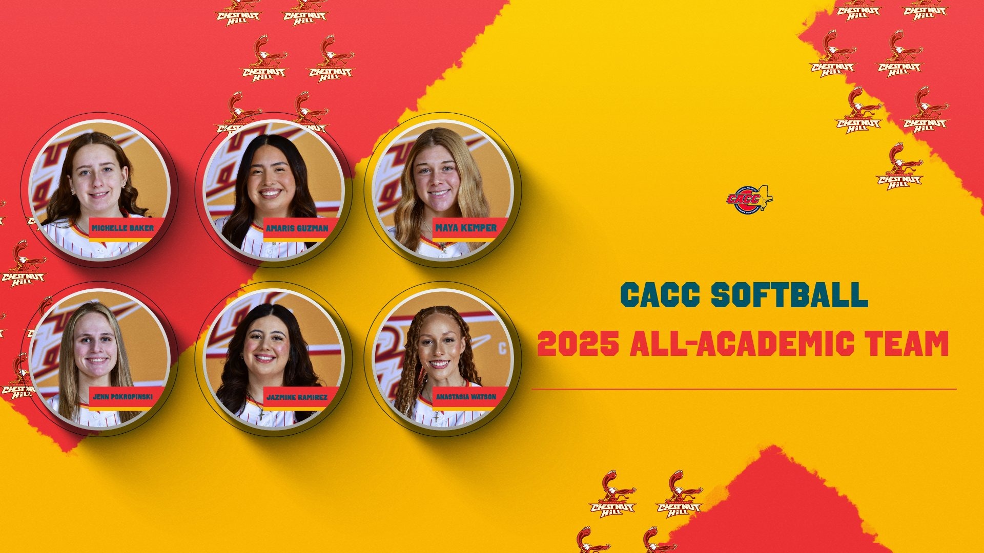 2025 CACC all-Academic Softball Team