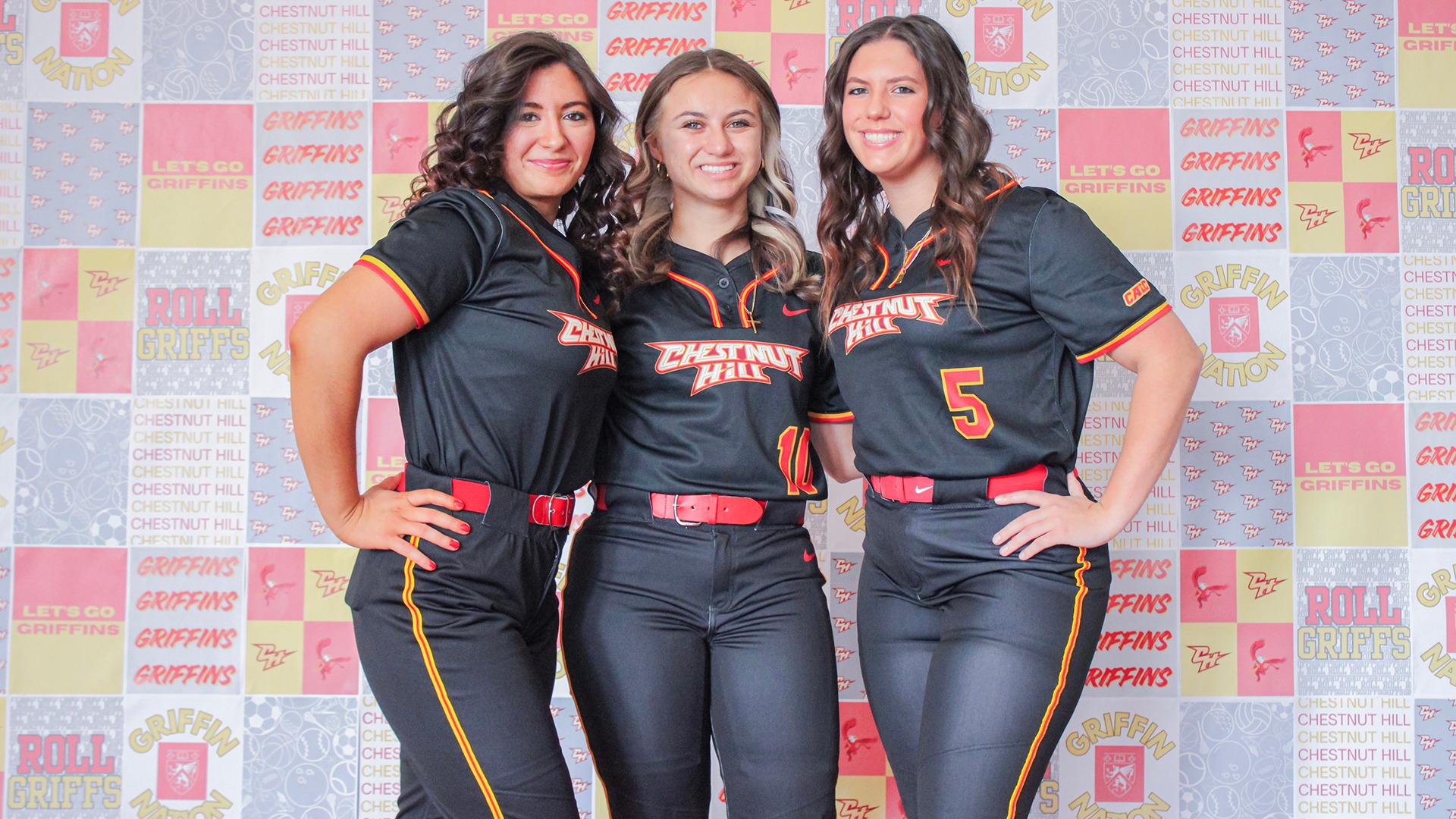 Softball trio