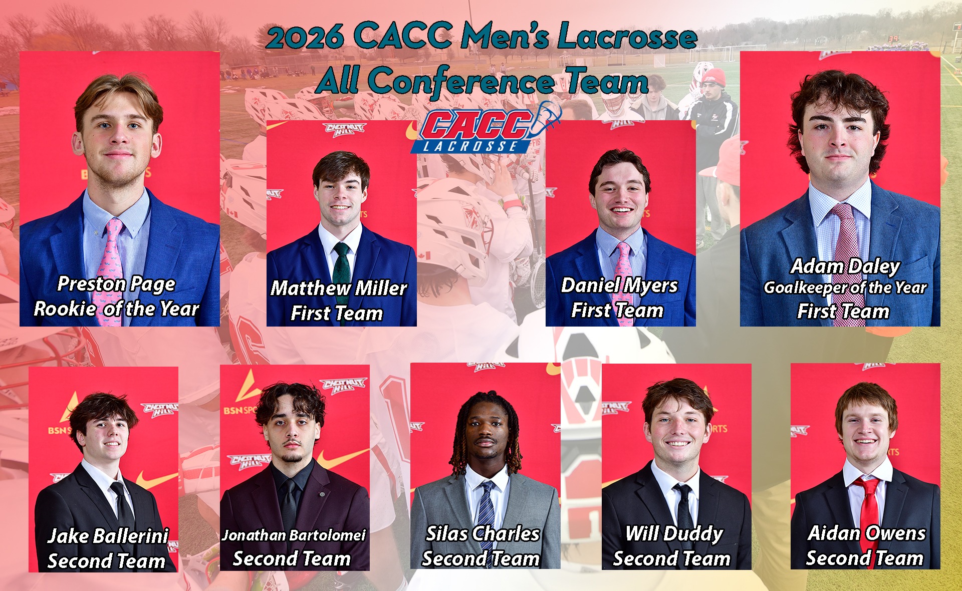 2026 CACC Men's Lacrosse All-Conference Team