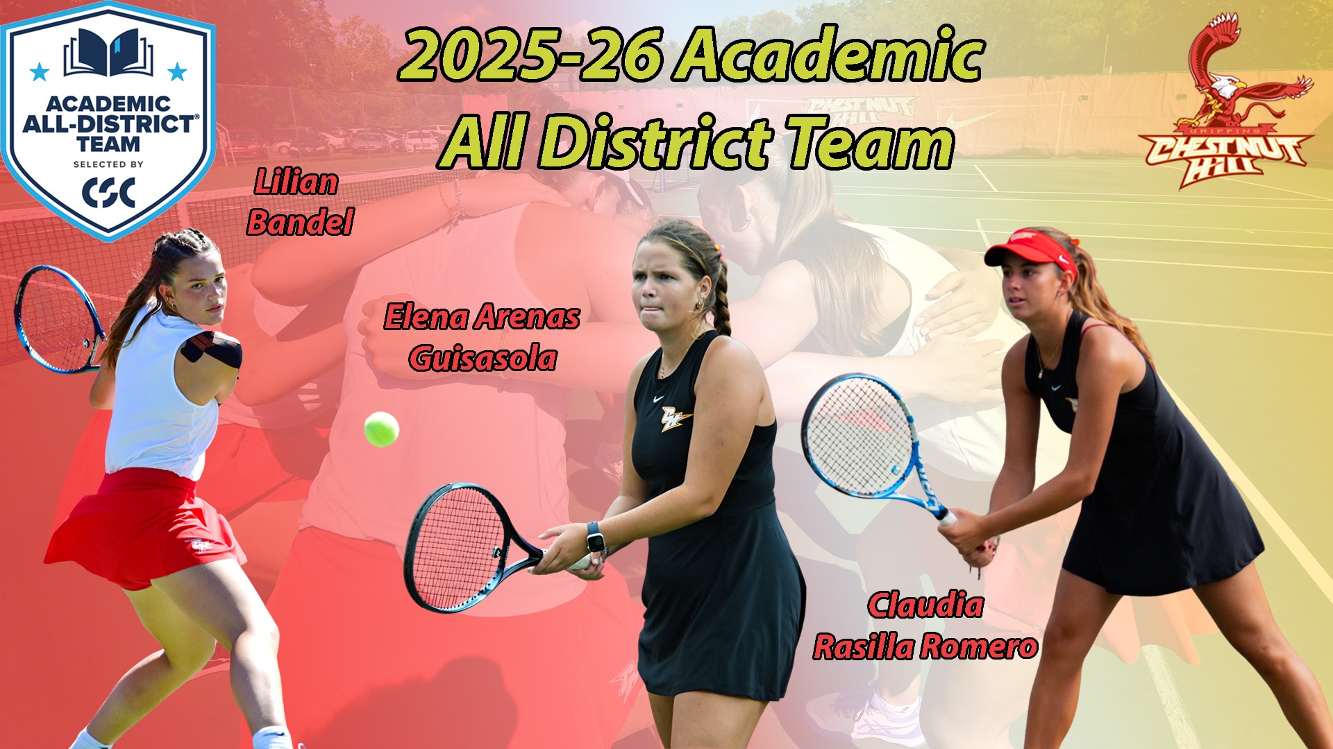 2026 WTennis CSC Academic All-district Team