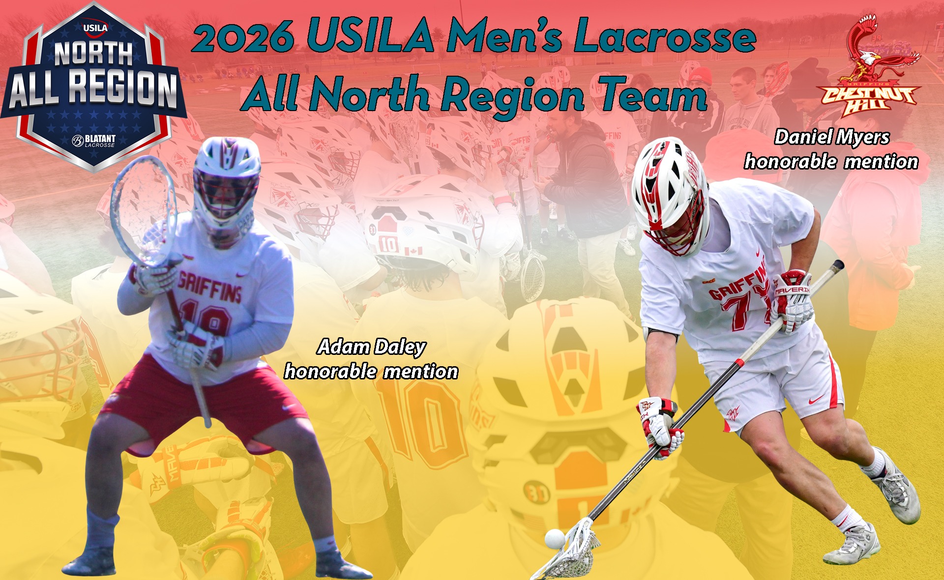 2026 USILA All north Region Honorees (Adam Daley, Daniel Myers)