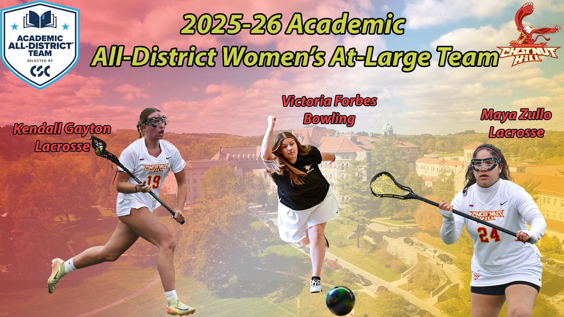 2025-26 CSC Academic All-district women's At Large Team