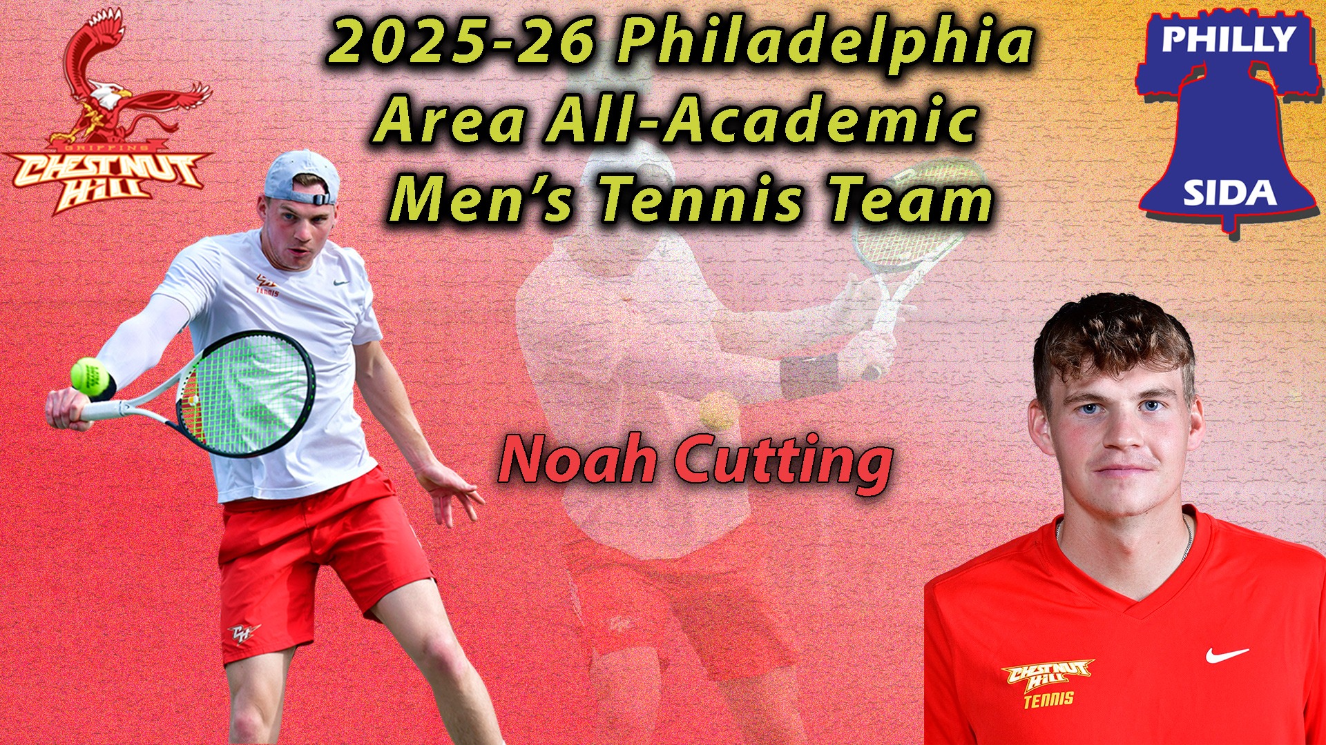 Philly-SIDA Academic all Area MTennis Team (Noah Cutting)