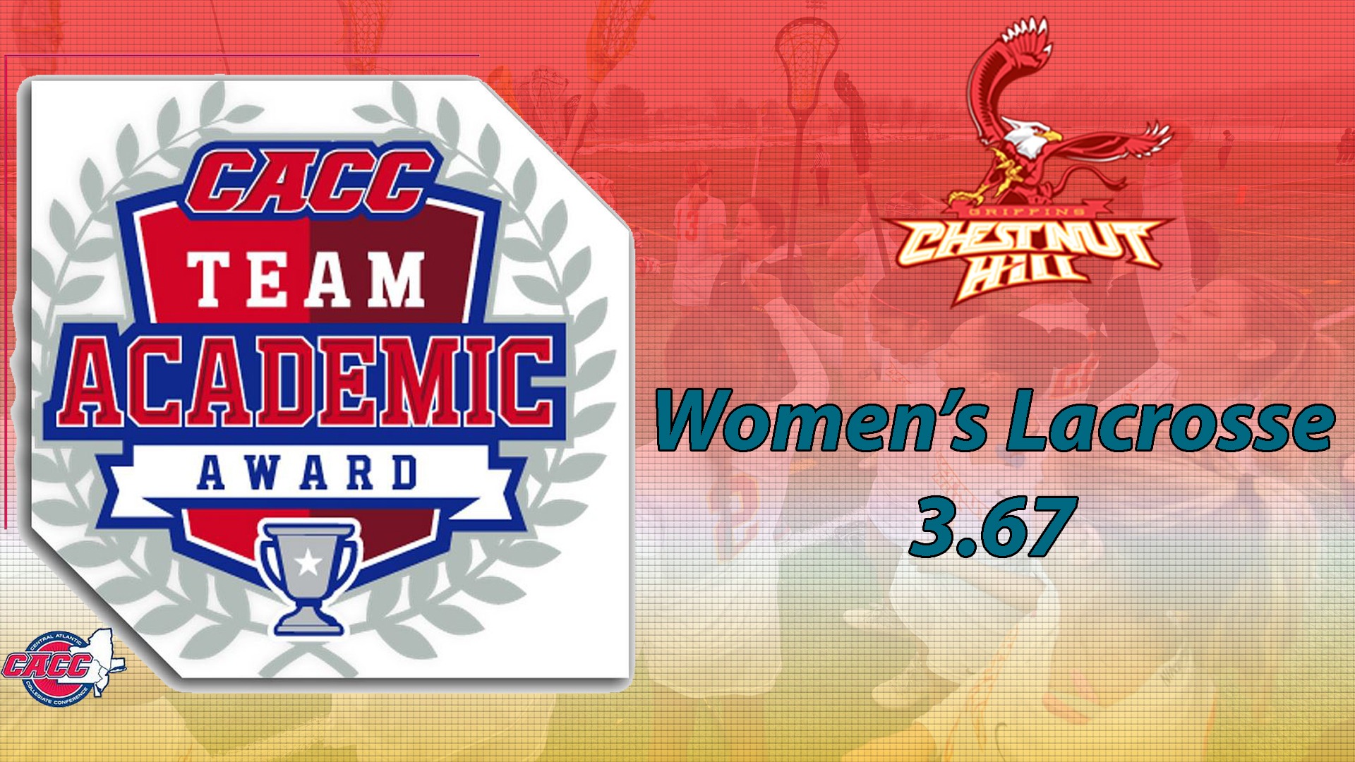 CACC Team Academic Award- women's Lacrosse