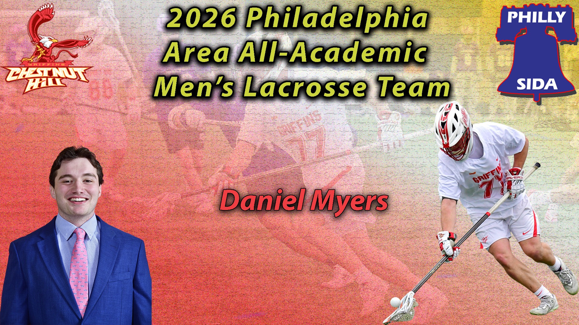 2026 Philly SIDA Academic All Area Men's Lacrosse Team (Daniel Myers)