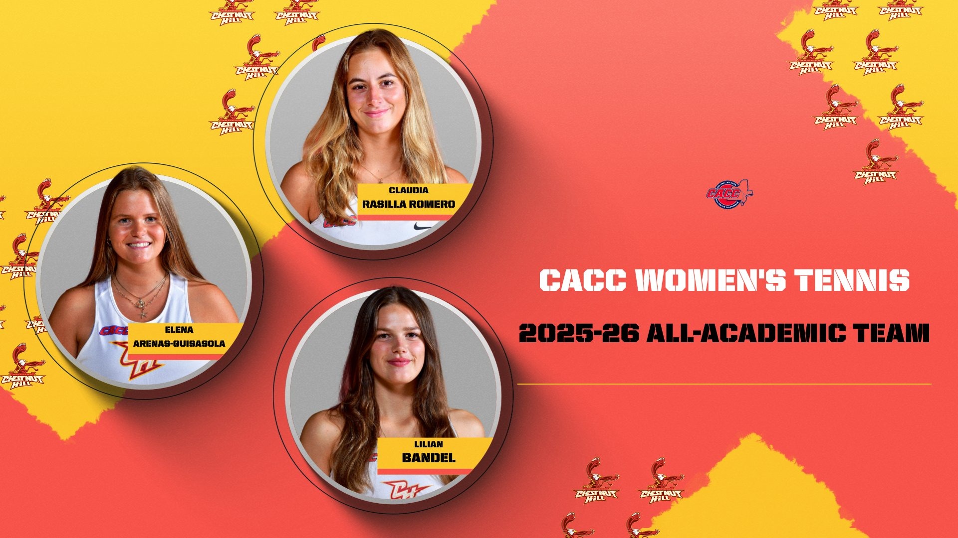 2025-26 CACC Women's Tennis All-Academic Team