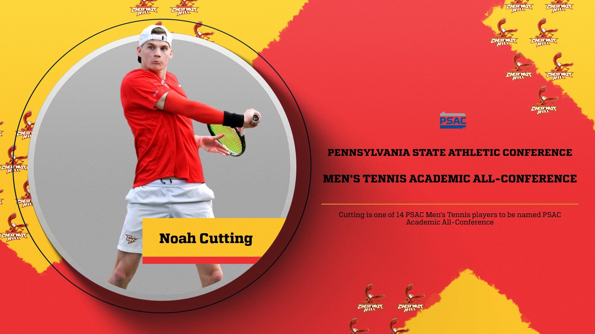 PSAC Men's Tennis Academic All-conference Team 2026 - Noah Cutting