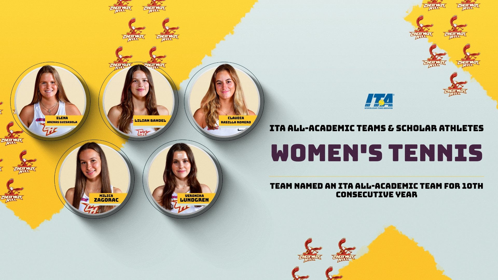 ITA Women's Tennis Scholar Athletes 2026