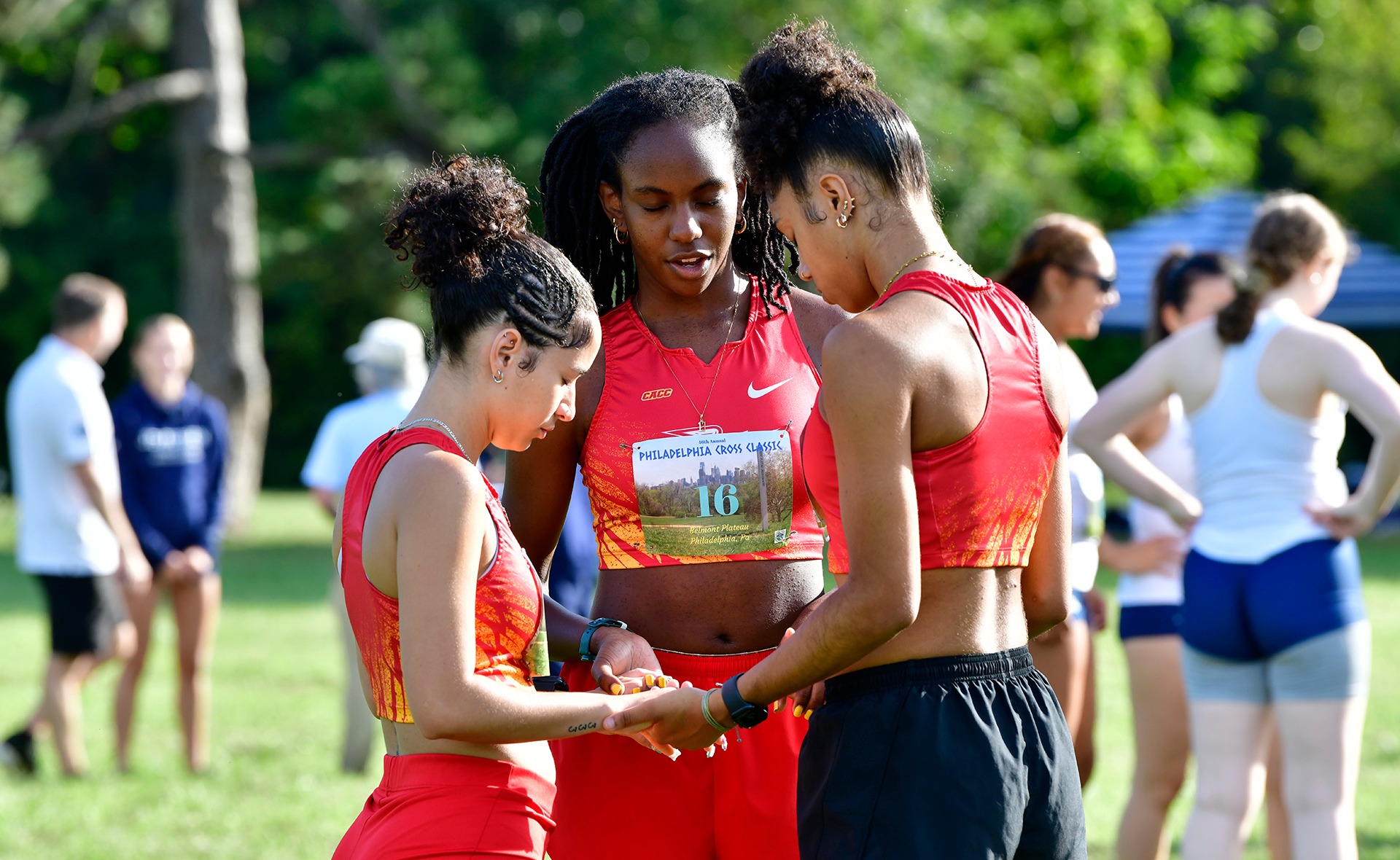 Women's Team before start