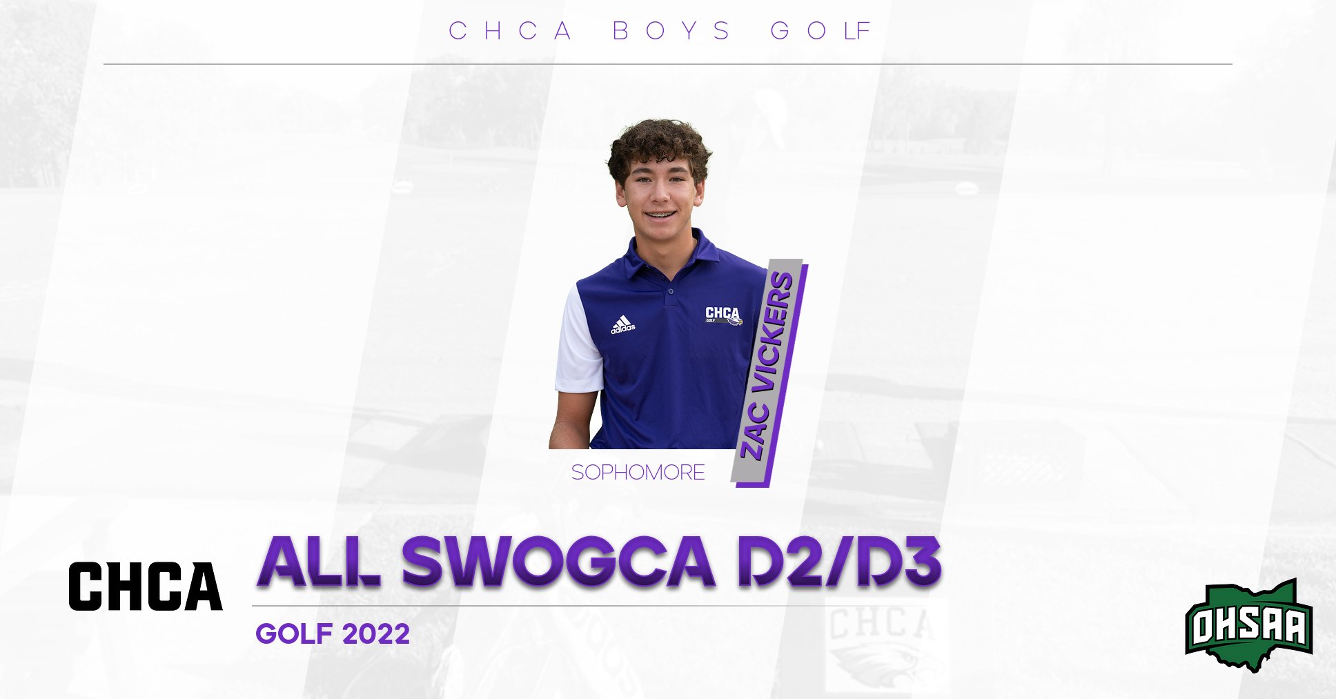 Vickers Honored By SWOGCA Cincinnati Hills Christian Academy