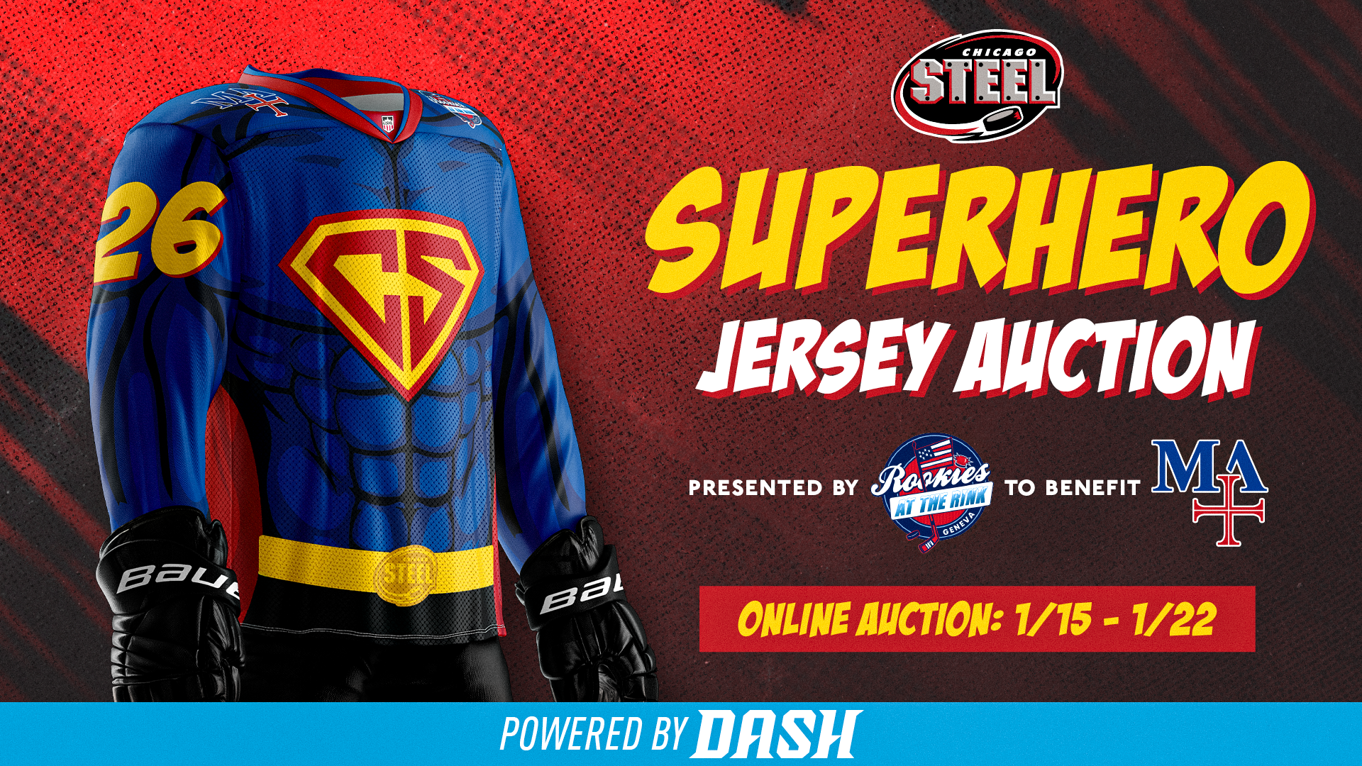 Superhero Jersey Auction