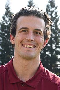 2021 Chico State volleyball assistant coach Jackson Whitlow.