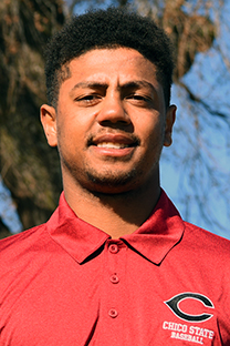 The 2022 head shot of Chico State student assistant coach Micah Wallette