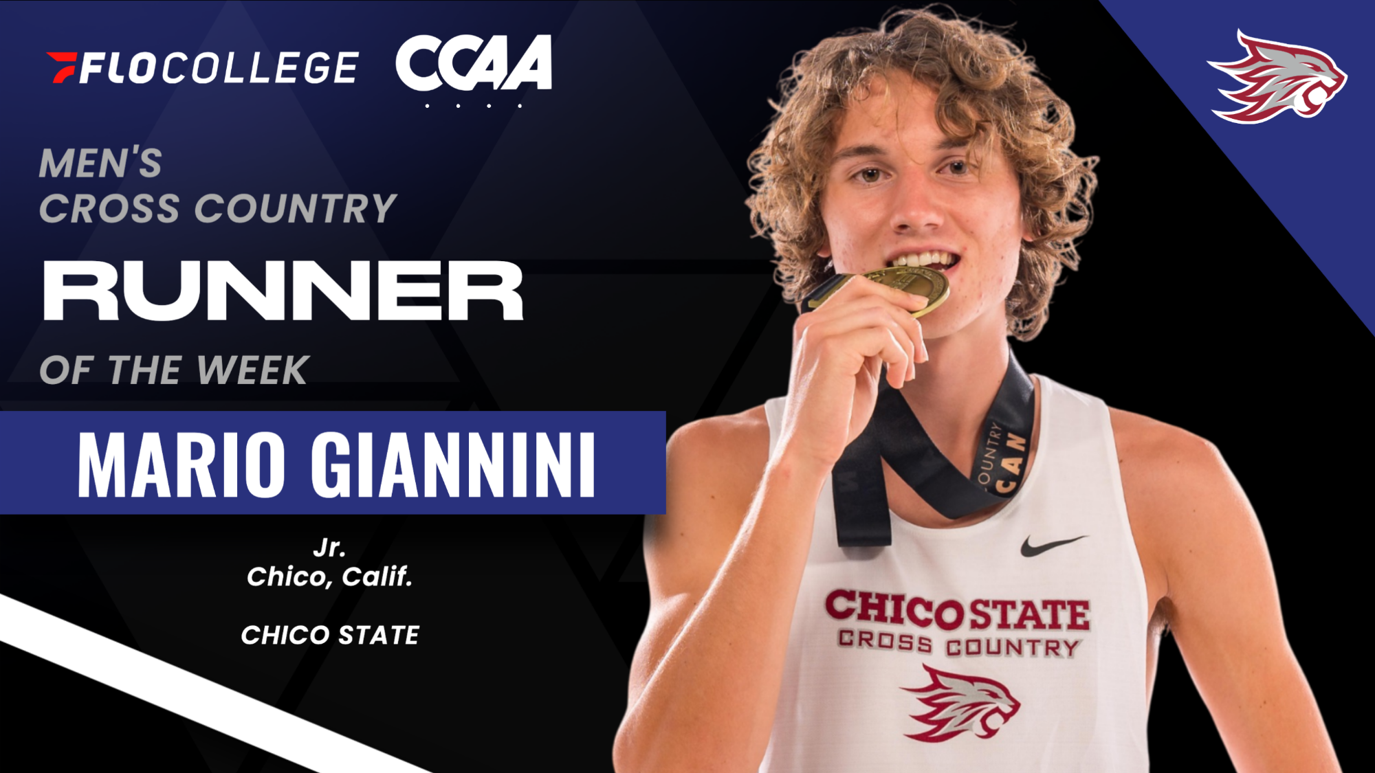 Mario Giannini CCAA Runner of the Week