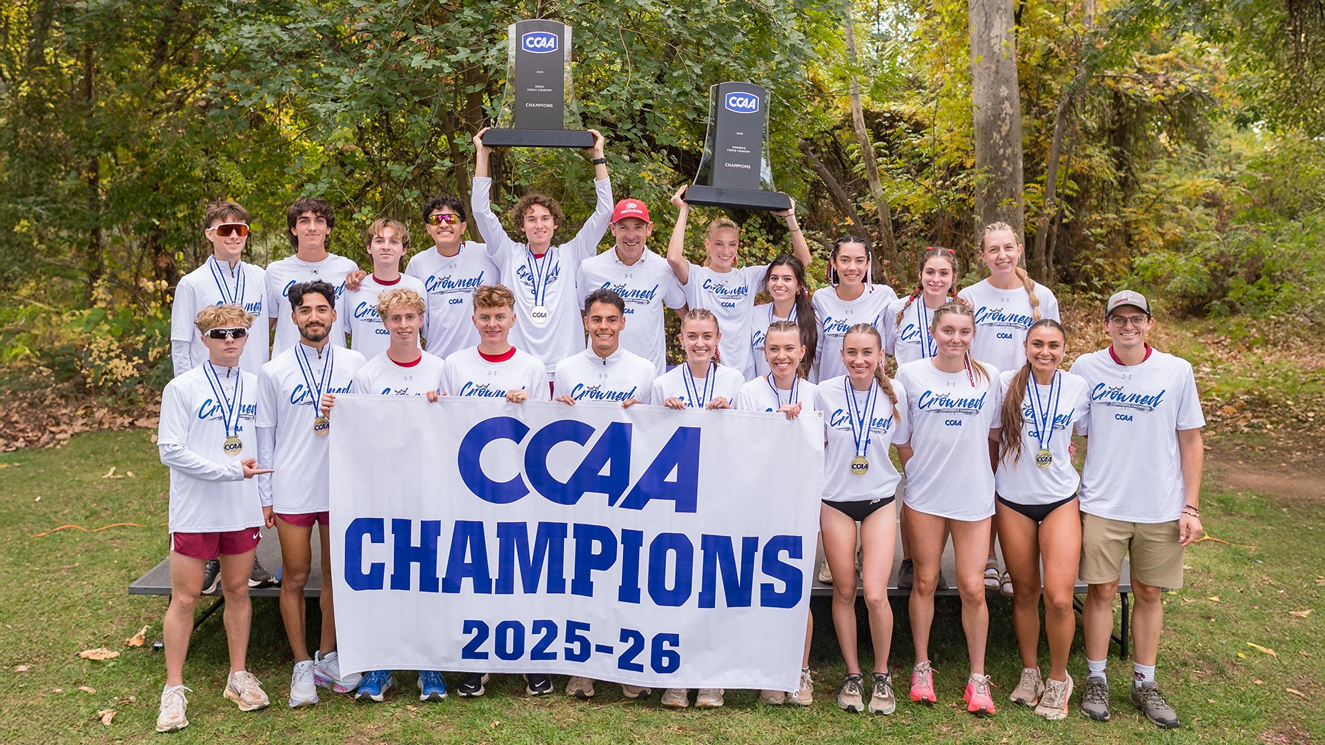 2025 CCAA Men's & Women's XC Champions