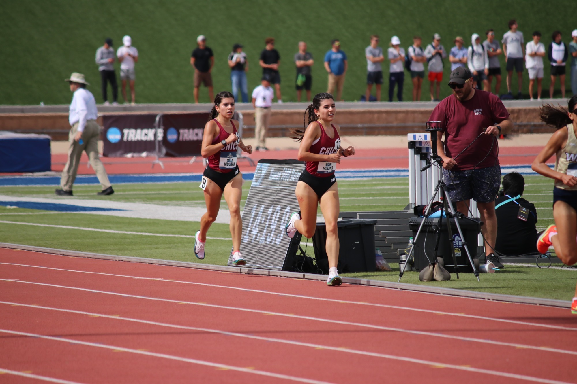 Della and Iresh Molina in the 5000m Race