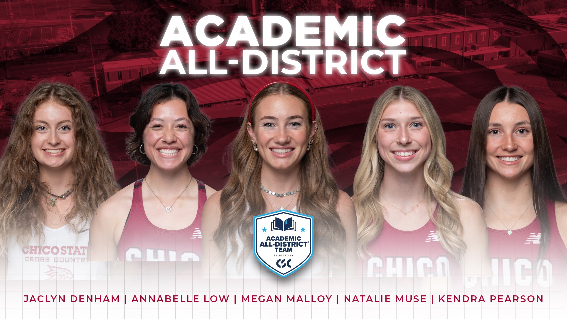 2025 Women's T&F - XC Academic All-District