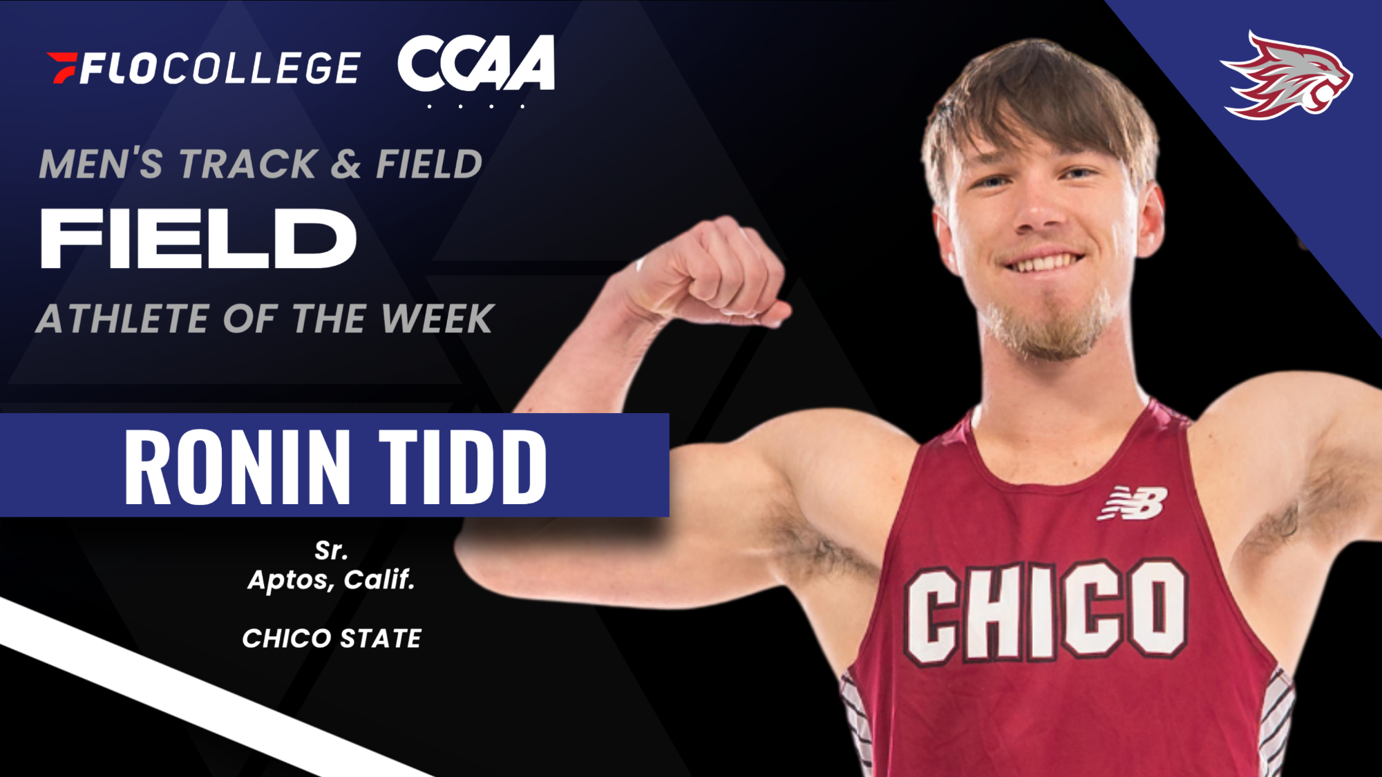 Ronin Tidd CCAA Athlete of the Week