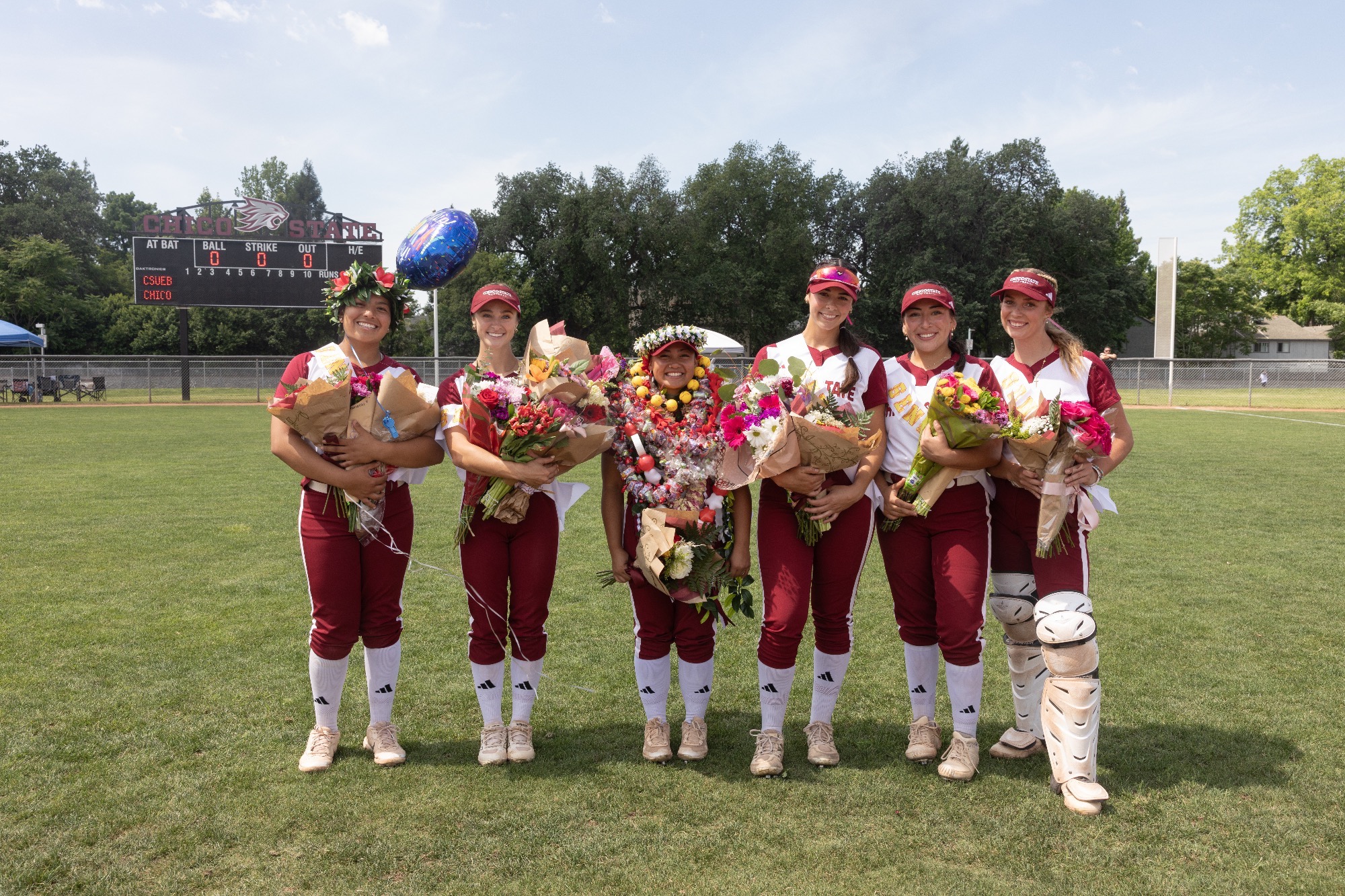 Chico State softball seniors group photo 2026