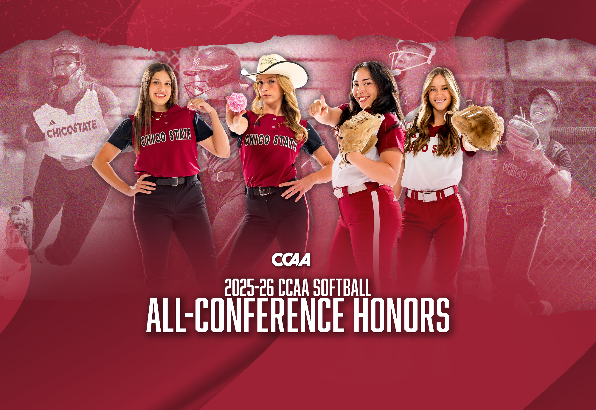 2026 CCAA All-Conference Softball Article Graphic