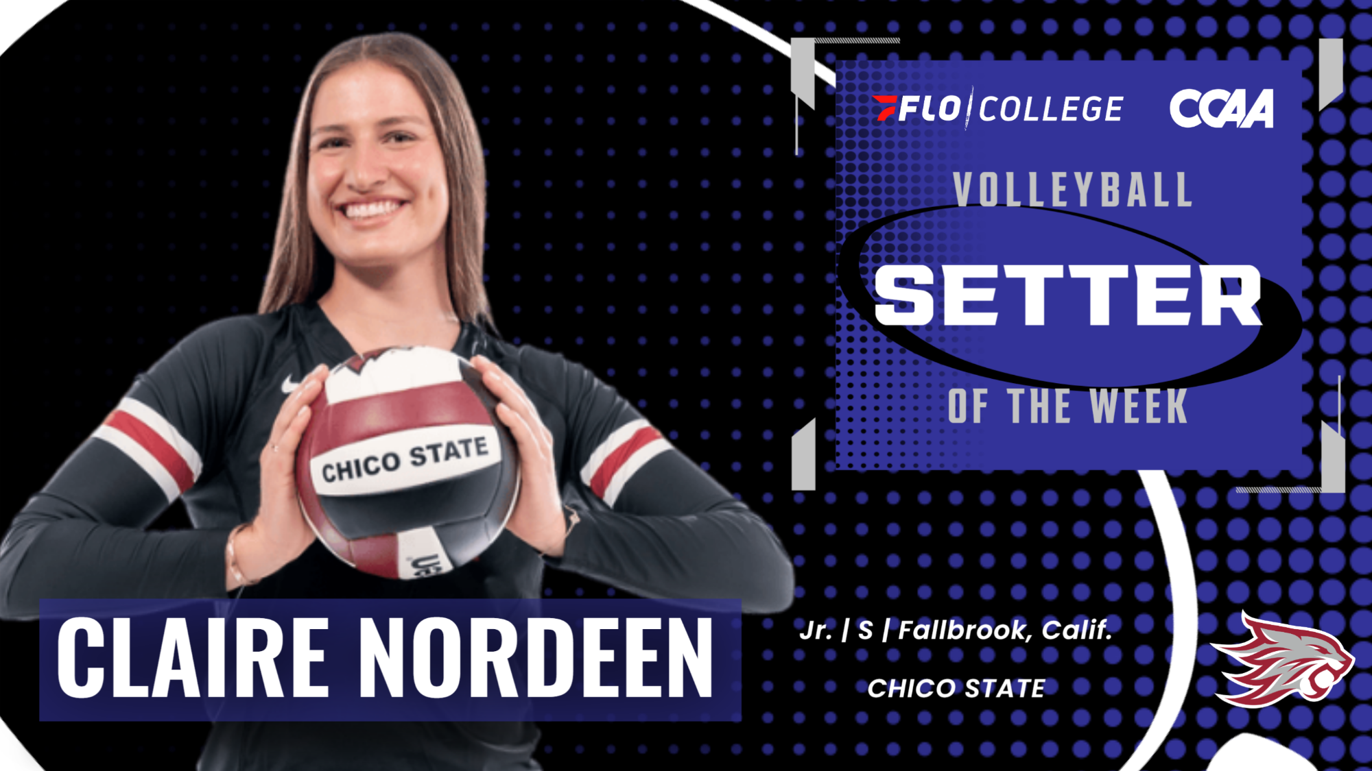 Claire Nordeen - CCAA Setter of the Week