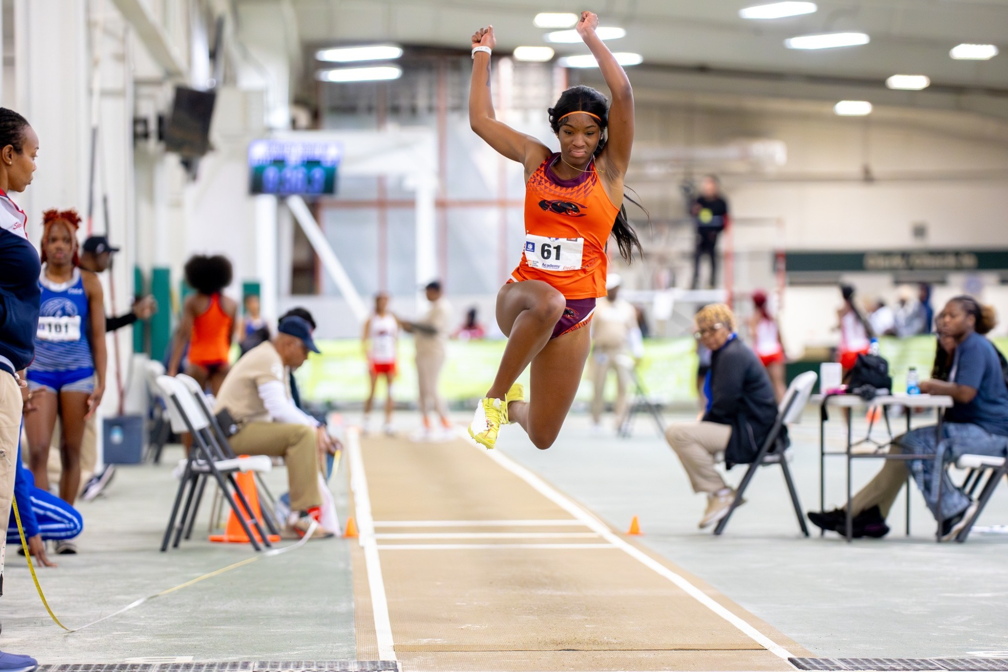 Jhnyia Knuckles at 2025 CIAA Women's Indoor Track & Field Championship 