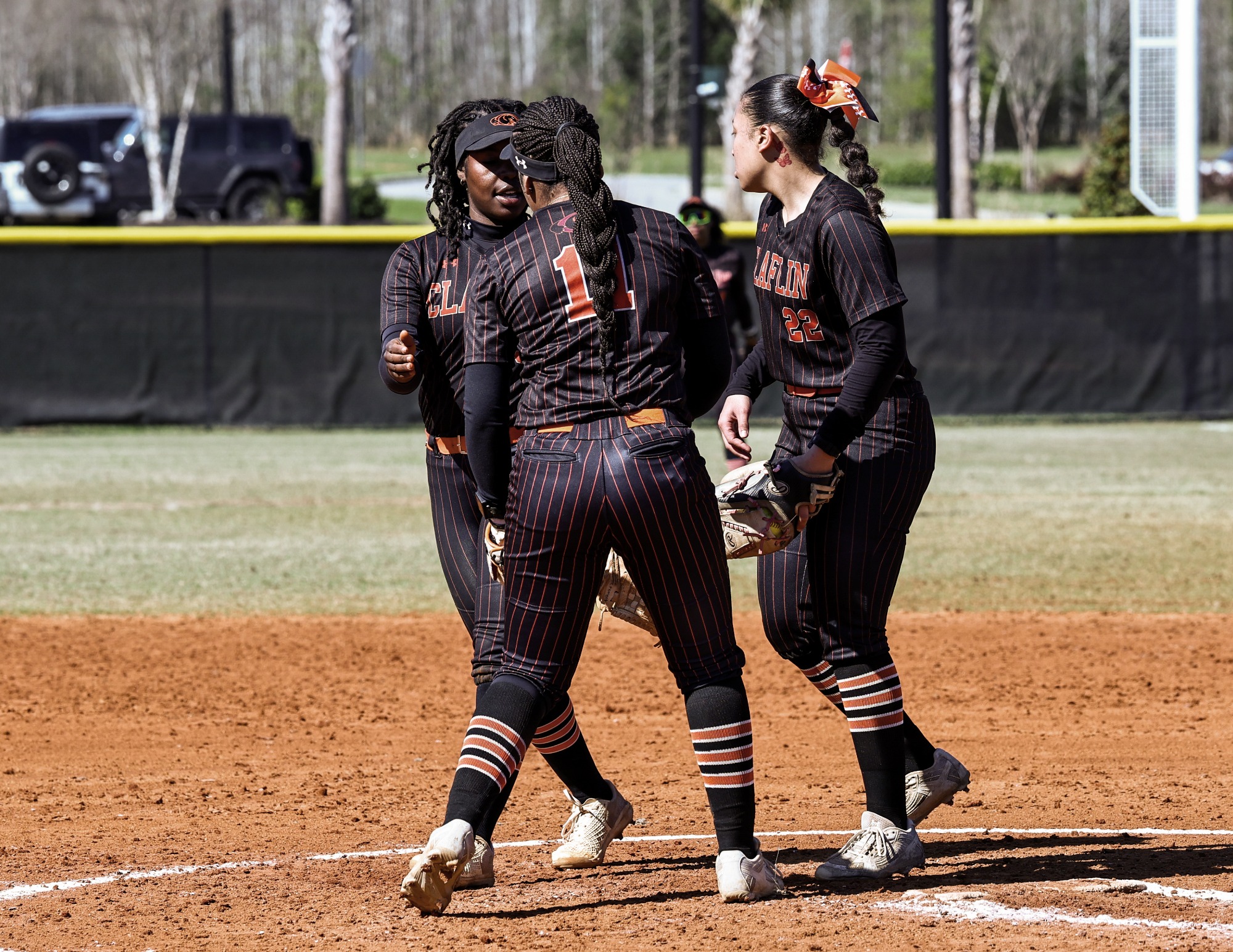 The Claflin Lady Panthers faced the USC Aiken Pacers in a non-conference doubleheader. 
